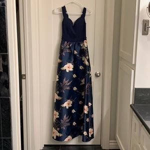 Beautiful floor length floral gown